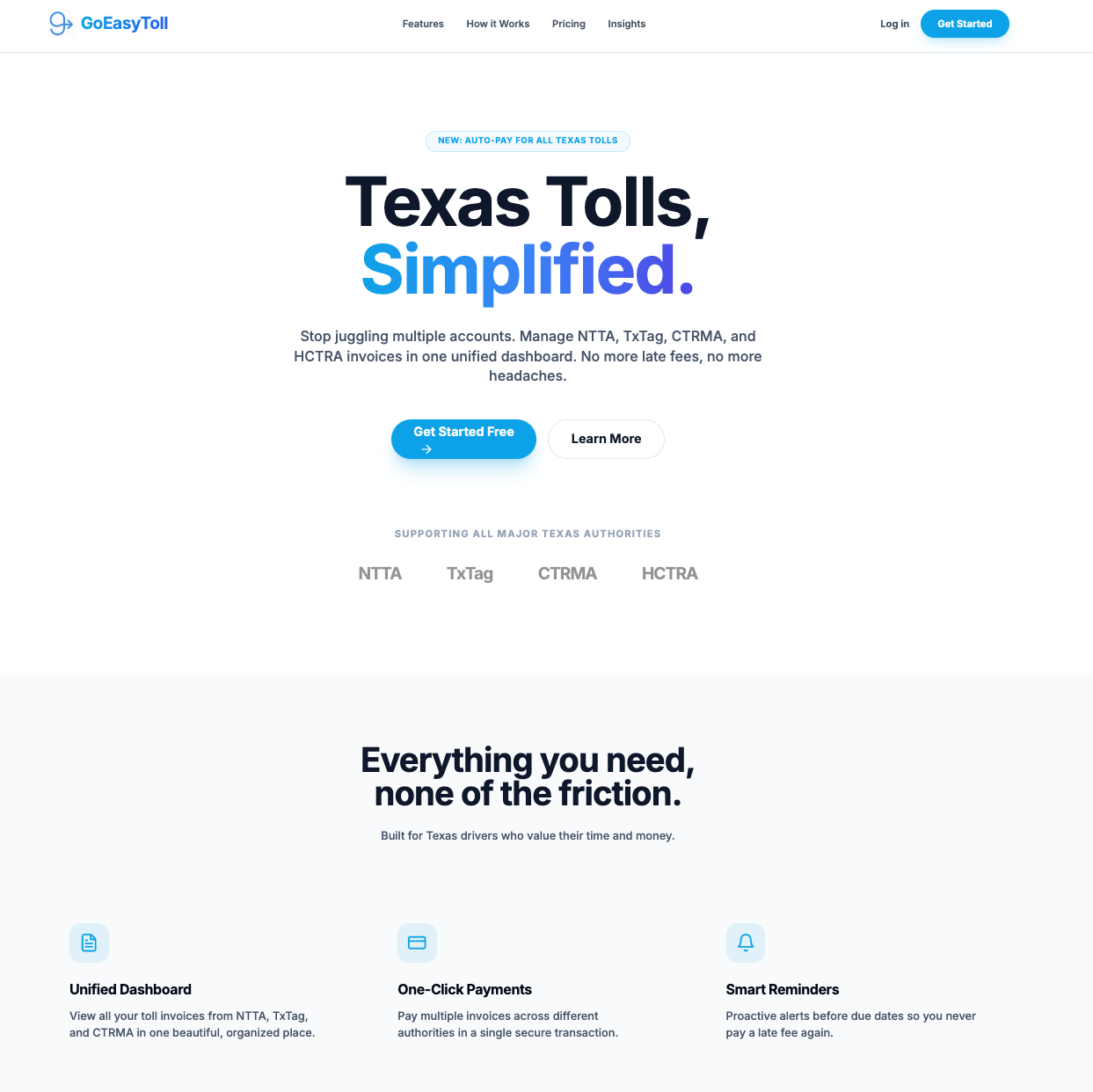 GoEasyToll Screenshot
